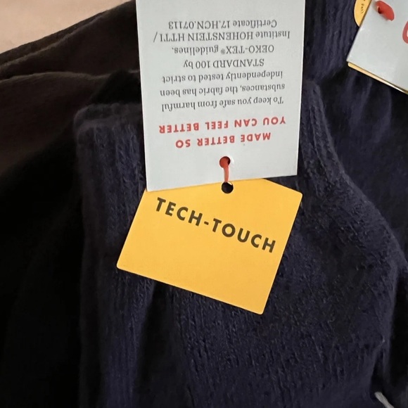 6 NEW Cat & Jack 3 Pack Kids Black Gray Blue Winter Gloves One Size Winter Fall - Picture 4 of 4